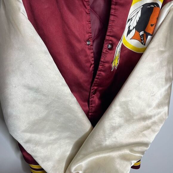 Vintage Chalk Line Washington Commanders NFL Redskins Football Bomber Jacket S - Picture 6 of 10